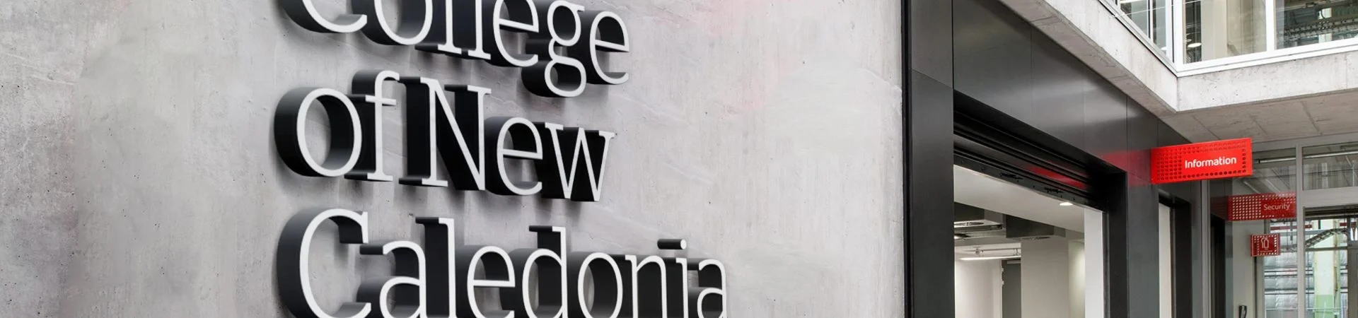 College of New Caledonia landing