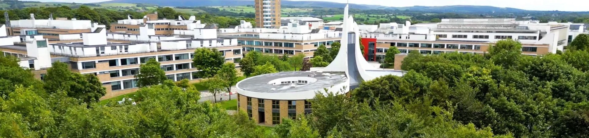 Lancaster University landing