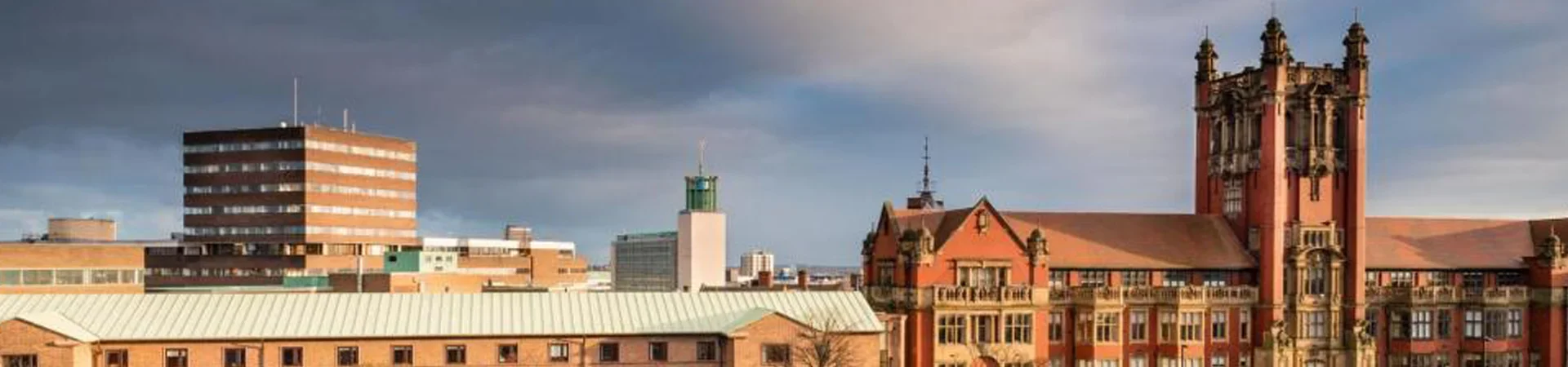 Newcastle University landing page