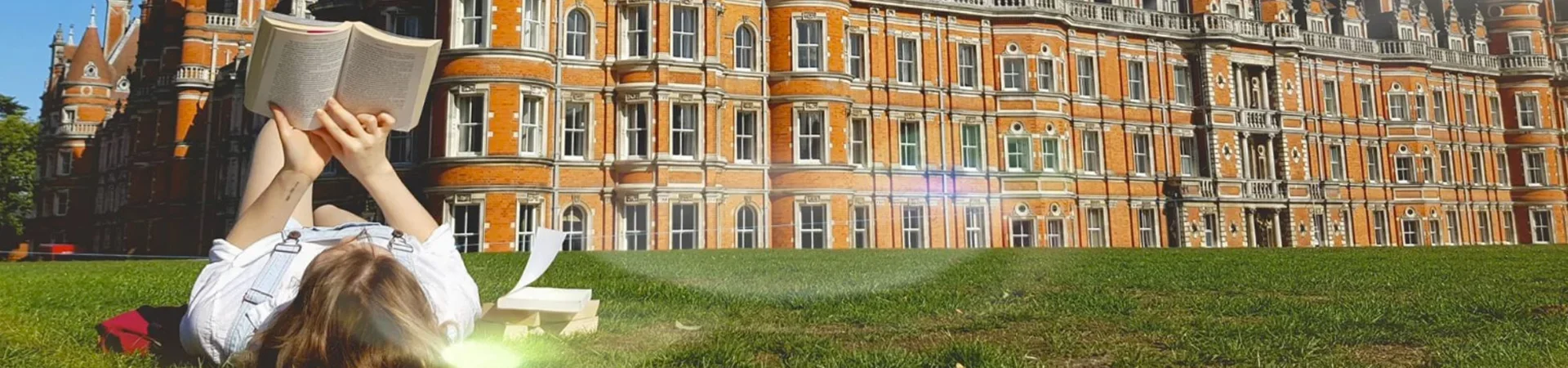 Royal Holloway university of london landing page