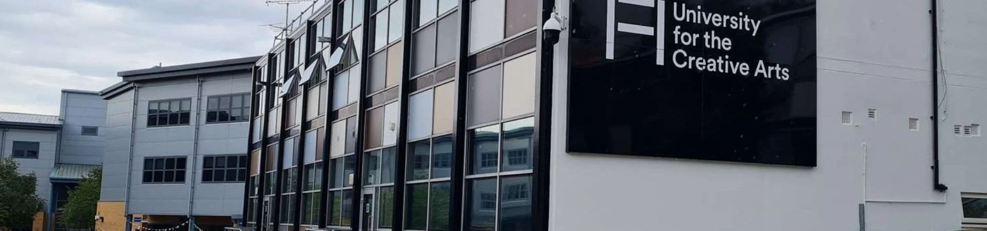 University for Creative Arts landing