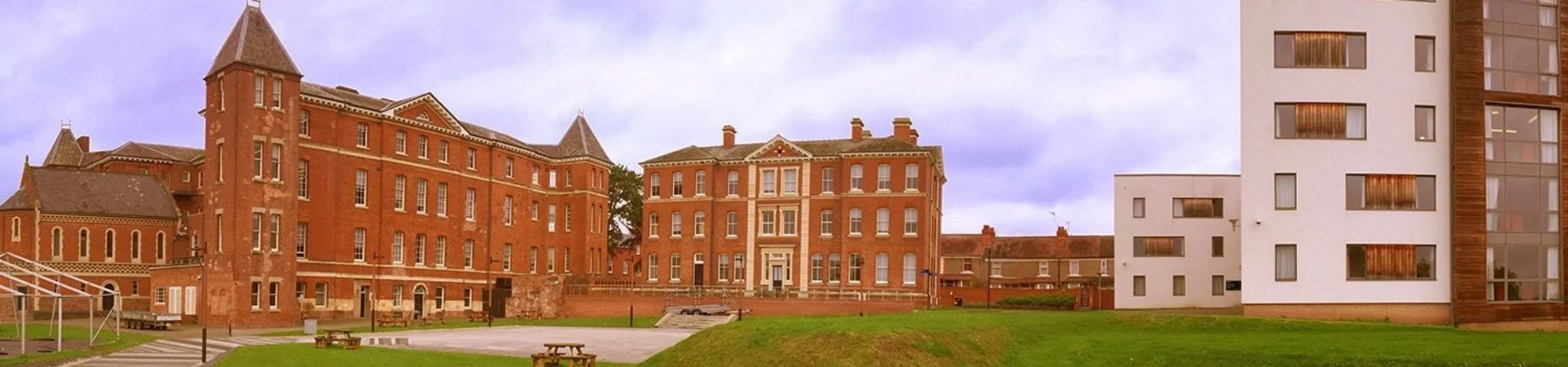 University of Worcester landing